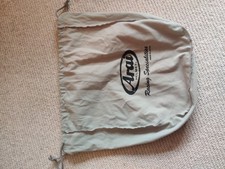 Arai Helmet Dust Cloth Carry Bag Motorcycle Motorbike Drawstring