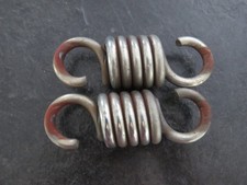 2 x Garden Swing Chair Hanging Springs S Shape Coil. Measurements are 10cm L x