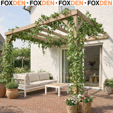 Lean-To Wooden Pergola Kit