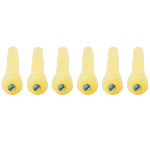 60x bone guitar pin - guitar, unslotted