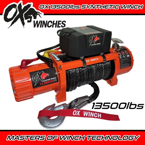 Electric winch 13500lb 12v - winch,