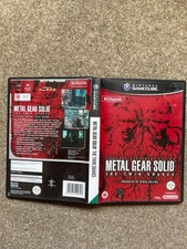 Metal Gear Solid MGS - Nintendo Gamecube - OFFICIAL ARTWORK / INLAY & CASE ONLY
