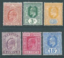 Ceylon edward vii mint stamp - edward,