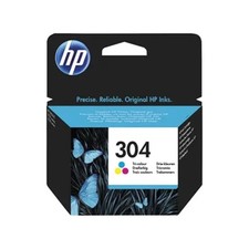 Genuine HP 304 Tri Colour Ink