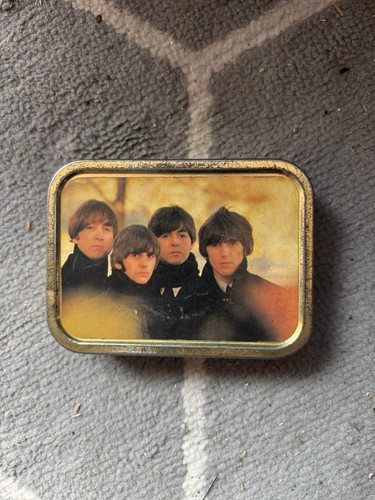 Vintage beatles tin box - beatles,