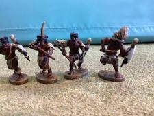 Zulu Warriors Painted Plastic