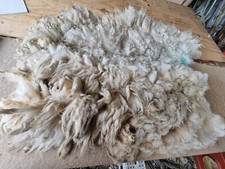 Raw Sheep Fleece Spinning