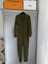 Khaki Utility Jumpsuit Size 8 Boiler Suit Green Casualwear All in One Safari