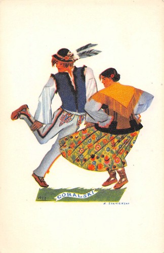 Coralski dance couple folk - couple,