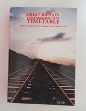 Great Brita Passenger Railway Timetable 28 May - 23 Sept 1995 + Supplement + Map