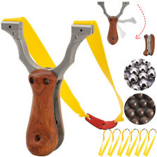 Folding Hunting Slingshot Archery Catapult Rubber Band Pocket Catapult Slingbow