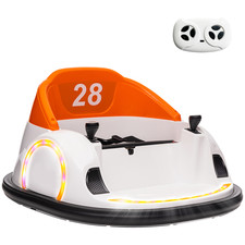 Kids Bumper Car Ride In Waltzer Music Lights 360° Rotation 12V Remote Control 