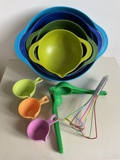 Multi Coloured Hard Plastic Kitchen Bundle X 7 Items