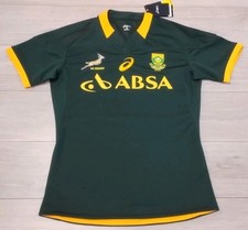 NEW South Africa Rugby Home Shirt 2014/2015 Asics 2XL Jersey Springboks XXL Top