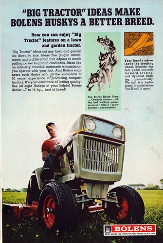 Vintage 1970 bolens husky lawn - 1970,