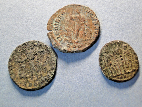 Lot roman bronze coins - lot,