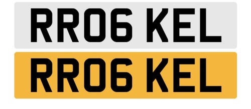Kelly private number plate