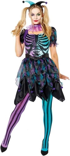 Halloween haunted harlequin - halloween,