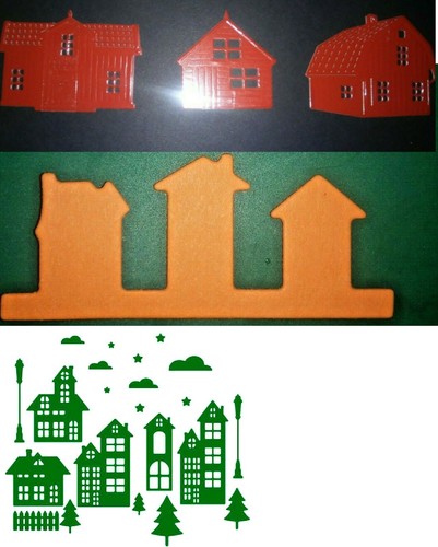 Buildings houses metal die - buildings,,