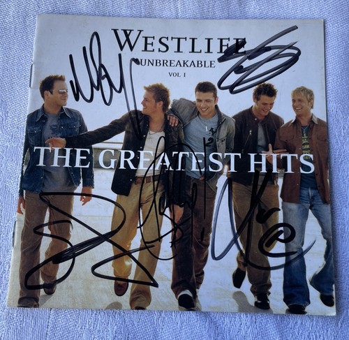 Westlife autographed - westlife,