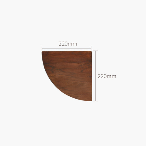 Oak corner shelf wall - corner,