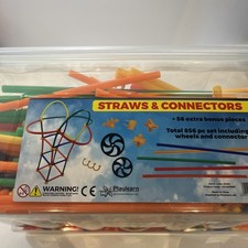 Construction Set Straws And