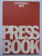 CITROEN CARS orig 1973 UK Mkt Press Book Publicity Brochure - Dyane Ami SM DS GS