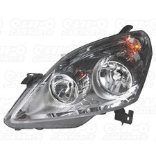 Left Headlight Chrome Bezel Halogen Not Vxr Sri Or Sport Vauxhall Zafira 2005-14