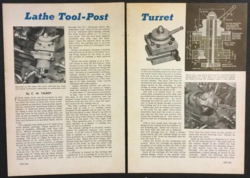 Way tool turret post - 4,