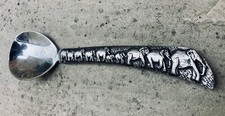 Collectable 'Andy C'  jam spoon with elephants design, stainless steel
