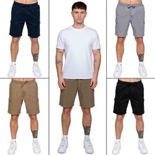 Kruze Mens Cargo Shorts Combat
