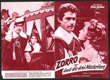 Filmprogramm IFB Nr. 6672, Zorro und die drei Musketiere, Gordon Scott, José Gr 