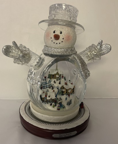 Thomas kinkade snowman white - thomas,