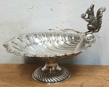 Antique WMF Silver Plated Squirrel Nut Dish