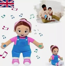 30CM Miss Rachel Singing Plush Doll, Interactive Rachel Lady Stuffed Toy w/Sound