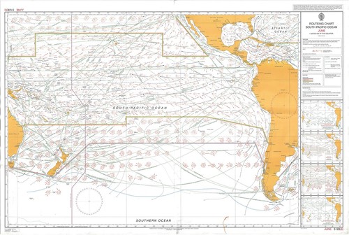 5128 routeing chart south - chart,