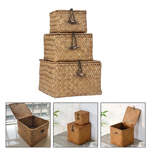 3pcs creative straw woven - 3pcs,