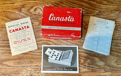 Vintage waddington canasta - vintage,