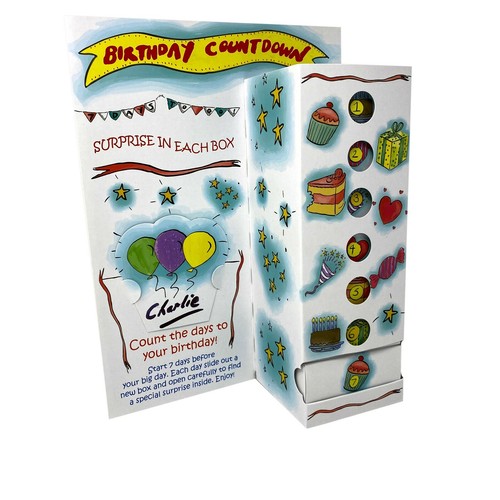 Birthday countdown calendar - birthday,