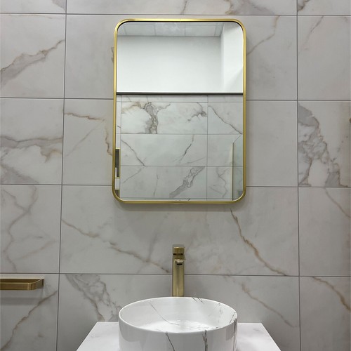 Curved rectangular bathroom - curved,