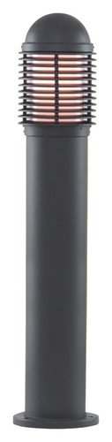 Outdoor light black bollards - light,