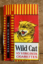Vintage Belgian "Wildcat" Cigarette Packet