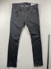Diesel Jeans Mens W30 L32 Black Thavar Slim Skinny Casual Zip Fly 0R84A