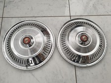 Pair of Styla Domed 15" Wheel Trims Hub Caps x2 Classic Car Caravan