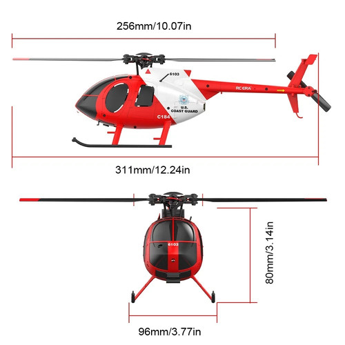 Era c184 helicopter - c184, 1/48