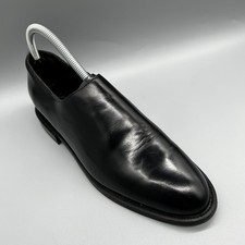 COS Patent Leather Shoes Black Slip On Loafers Flat Soles Womens Uk 5