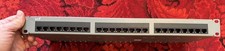 1U Rack Mount 24 Port RJ45 Network Patch Panel
