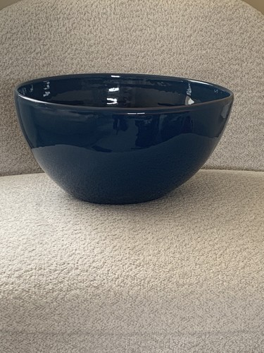 Large dark blue - blue, bowl