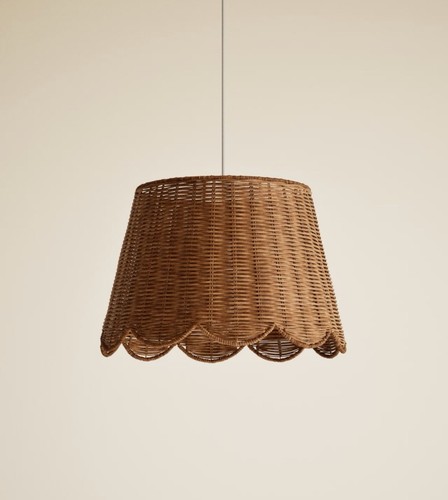Natural wicker rattan ceiling - wicker,
