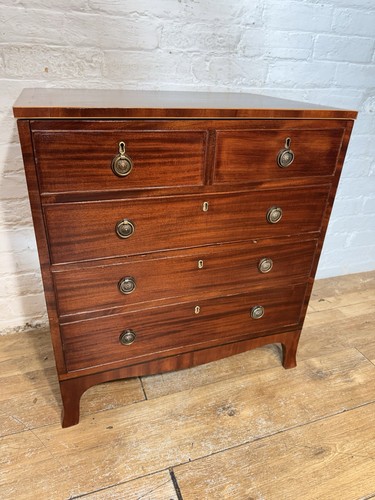 Georgian mahogany commode - georgian,